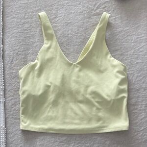 Lemon Yellow Ribbed Women's Top